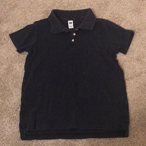 Gap kids navy blue polo short sleeve shirt
